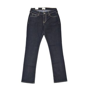 Old Navy Women's Pants Straight Leg Sweetheart Denim Black Stretch  Waist 6R